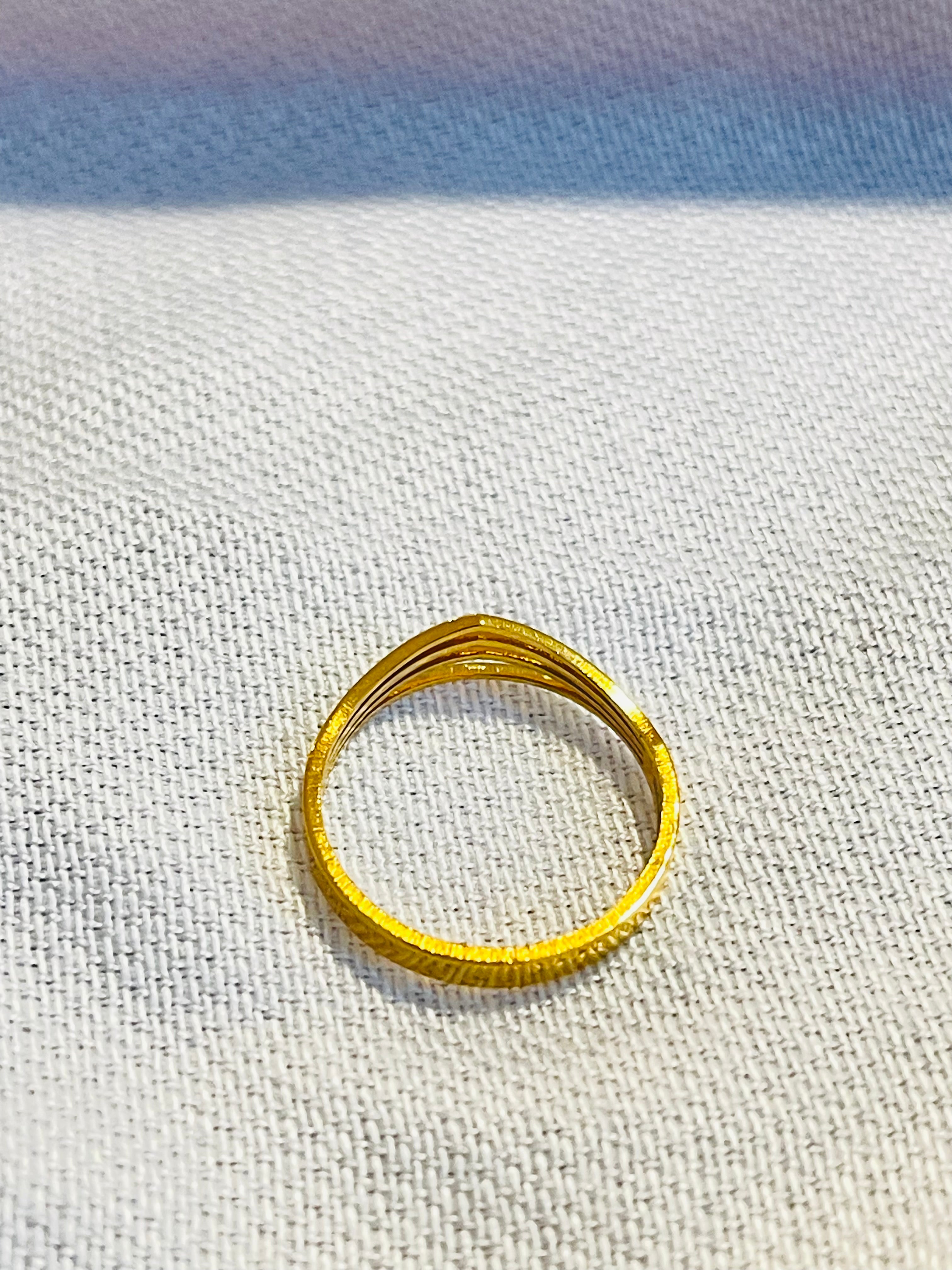 DENTY GOLD RING
