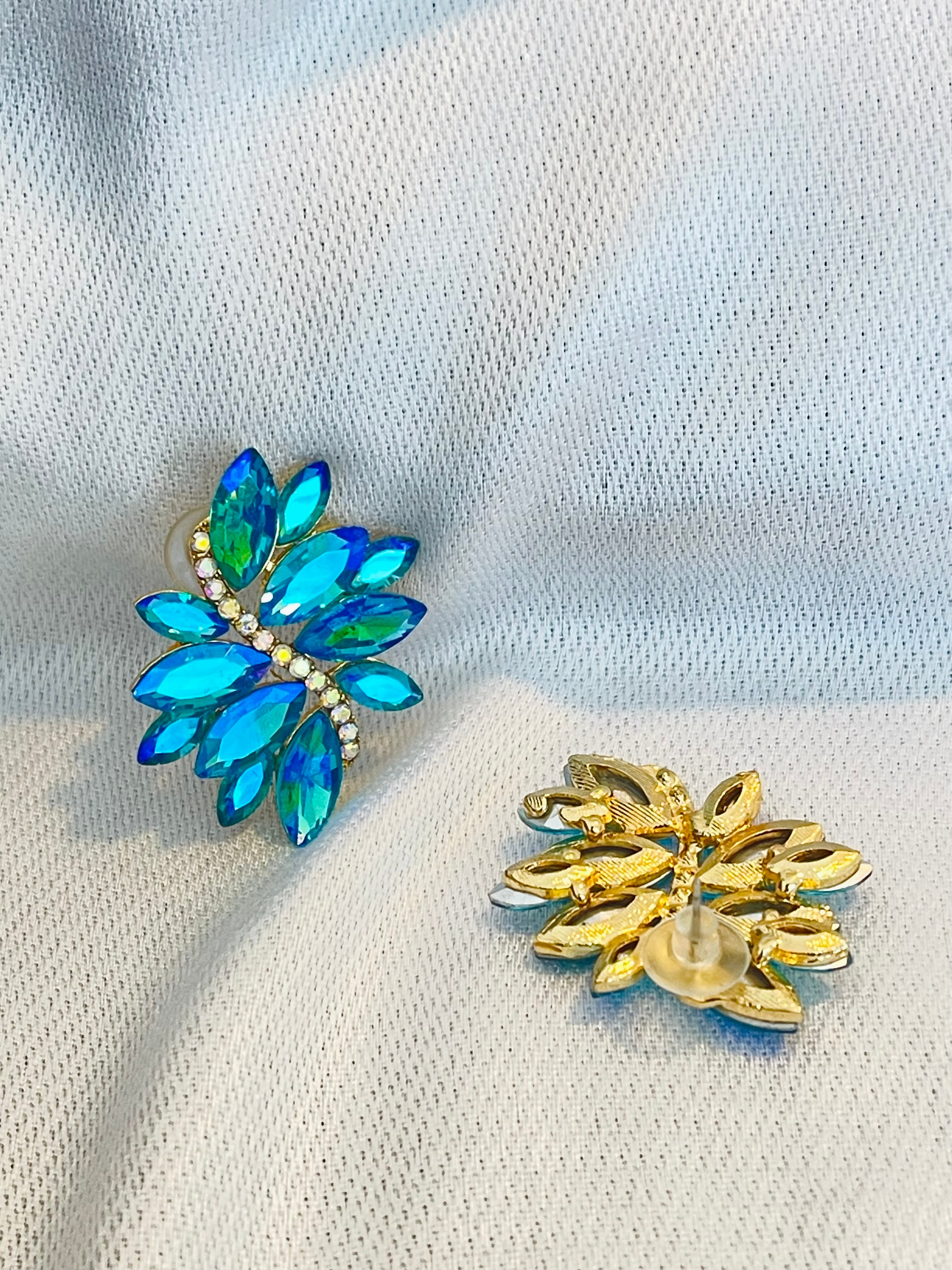 DARLING FLEUR BLUE EARRINGS