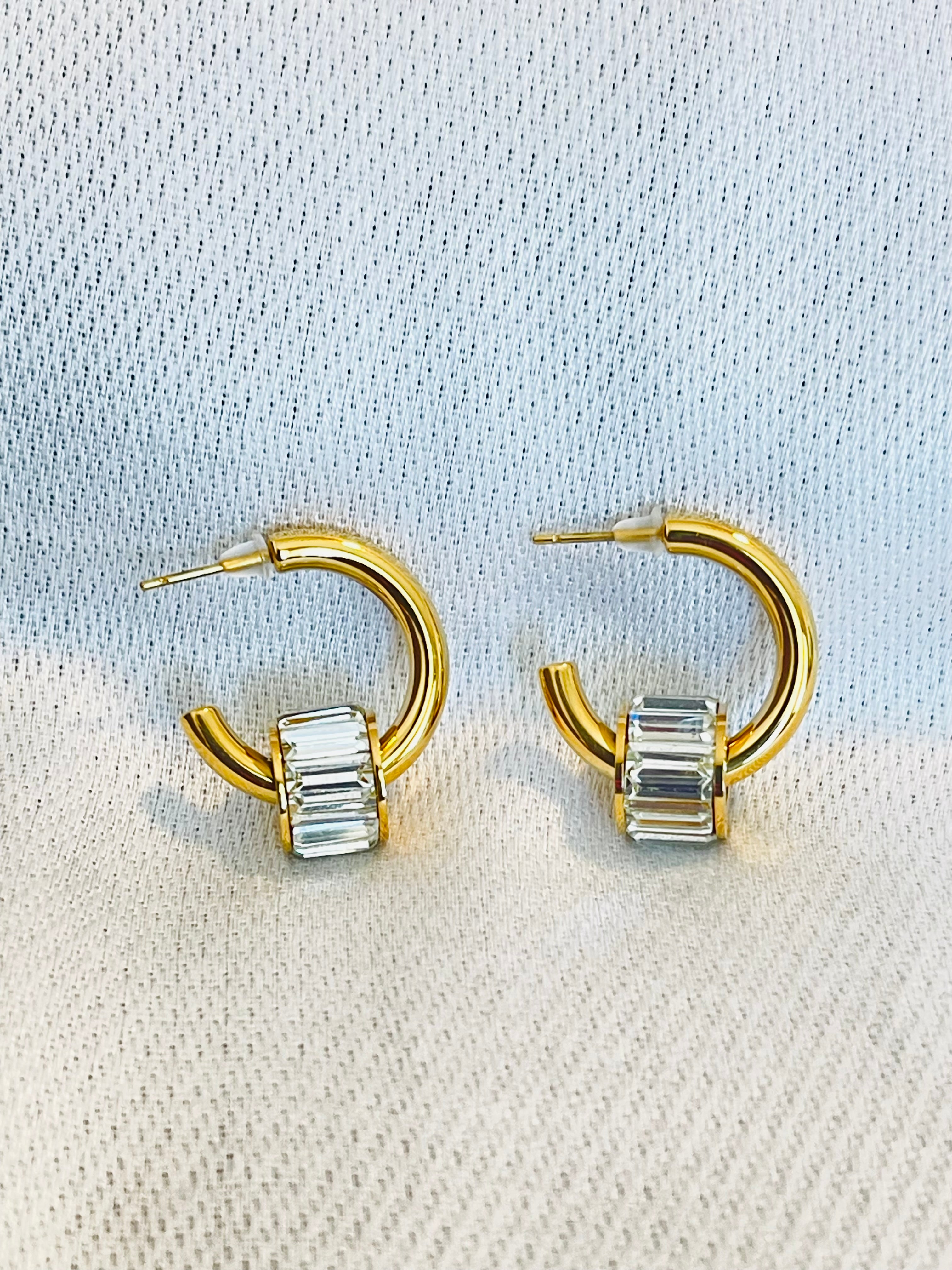 ALLANA DIAMOND PUNCH EARRINGS